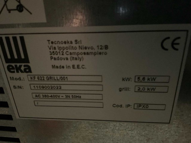 Planex kf622 grill 001 convectie oven - afbeelding 6 van  6