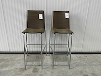 Plank barkruk (2x) - afbeelding 1 van  5