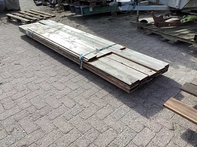 Plank douglas 138x17x3000mm (30x) - afbeelding 4 van  5