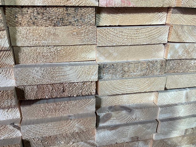 Plank vurenhout 390x12x2,8 cm (30x) - afbeelding 5 van  6