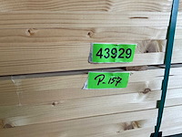 Plank vurenhout 390x12x2,8 cm (30x) - afbeelding 6 van  6