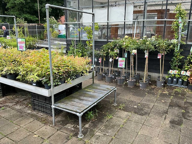 Planten tafels / rekken (10x) - afbeelding 1 van  3
