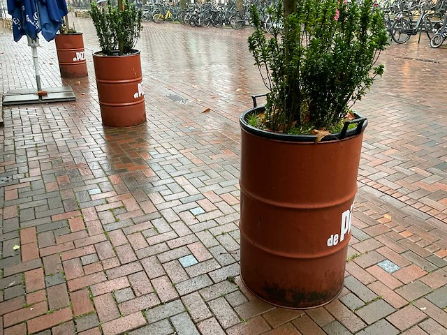 Plantenbak drum (3x) - afbeelding 1 van  8