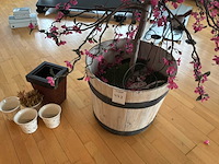 Plantenbak met kunstboom - afbeelding 2 van  3