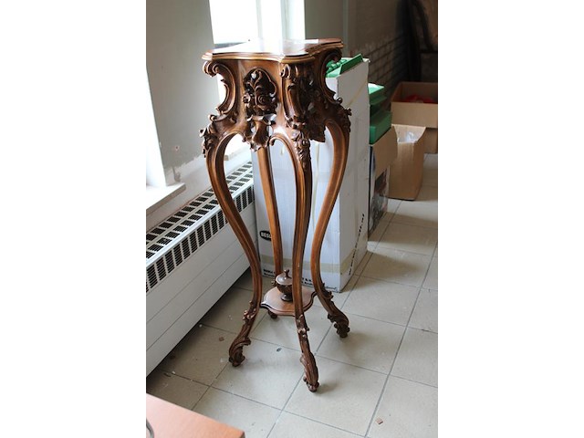 Plantentafel. afmeting 40 x 40 x 117 cm. - afbeelding 2 van  2