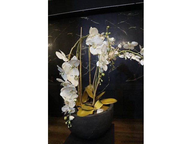 Plantenzuil incl. bloempot met kunstplant - afbeelding 2 van  6