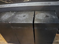 Plantenzuilen - 3 stuks, incl. 3x bloempotten met kunstplanten - afbeelding 6 van  7