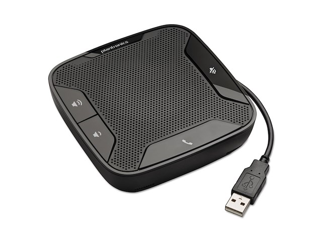Plantronics calisto 610 portable speakerphone zwart - afbeelding 1 van  3