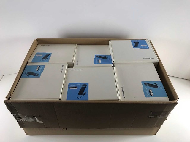 Plantronics (calisto p240-m) usb handsets (new) (19x) - afbeelding 1 van  7