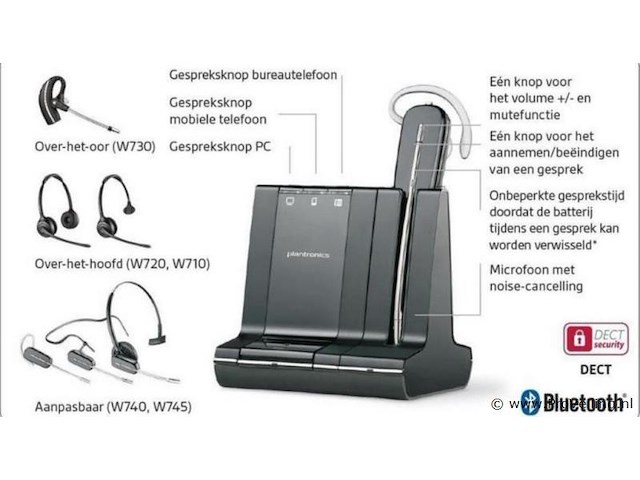 Plantronics savi 740 - afbeelding 3 van  7