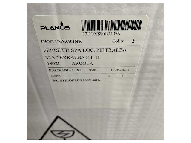 Planus stilo plus electric marine toilet 230v 60hz with softclose - afbeelding 8 van  10