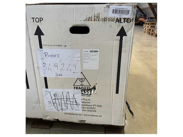 Planus z1 elite ceramic bidet white - afbeelding 3 van  4