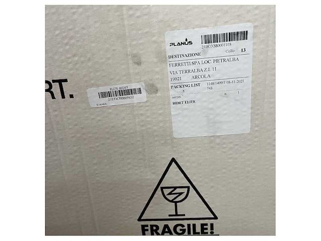 Planus z1 elite ceramic bidet white - afbeelding 7 van  10