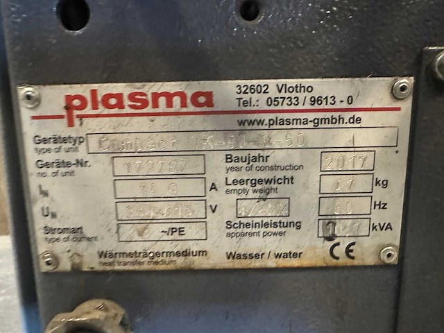 Plasma compact tk-90-9-51 temperatuurregelunit - afbeelding 5 van  5