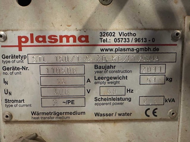 Plasma stl 150/1-9-20-k6 temperatuurregelunit (3x) - afbeelding 5 van  6