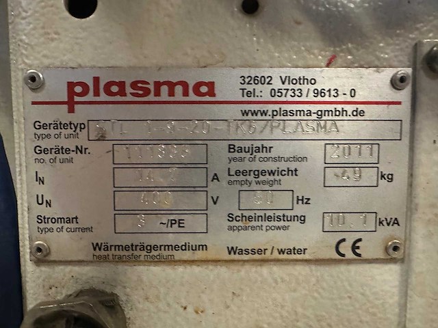 Plasma stl 150/1-9-20-k6 temperatuurregelunit (4x) - afbeelding 4 van  5