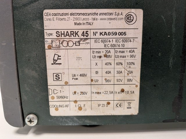 Plasmasnijder cea, shark 45 - afbeelding 2 van  11