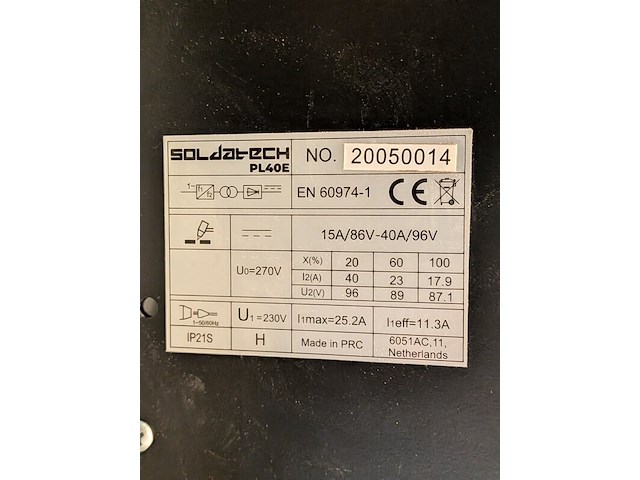 Plasmasnijder solartech, pl40e - afbeelding 12 van  14
