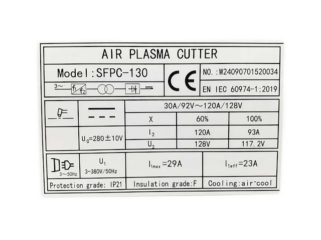 Plasmasnijmachine - stahlfest sfpc130 - afbeelding 4 van  5