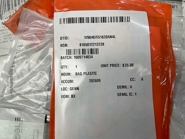 Plastic bag (8x) - afbeelding 3 van  3