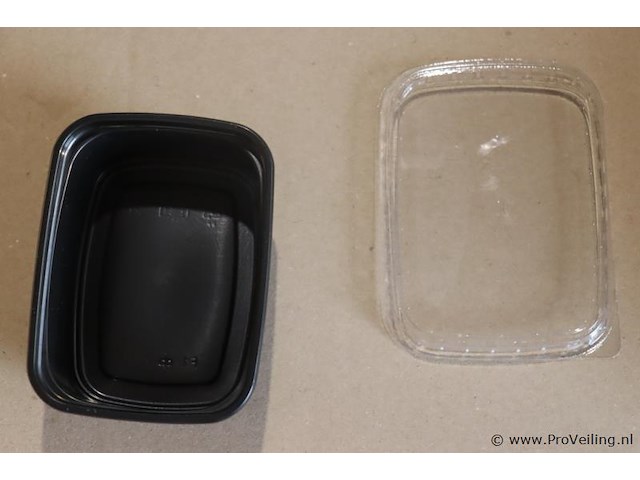 Plastic bakje met deksel 444084l | r108/200 h40 - afbeelding 3 van  3
