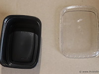 Plastic bakje met deksel 444084l | r108/200 h40 - afbeelding 3 van  3