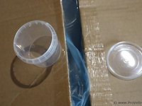 Plastic bakjes met deksel 120ml ø67 h 005671 - 1 doos á 1174 stuks - afbeelding 3 van  3