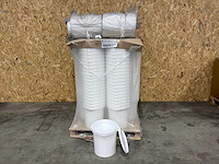 Plastic emmer voorzien van beugel 20,5l met deksel (210x) - afbeelding 3 van  12