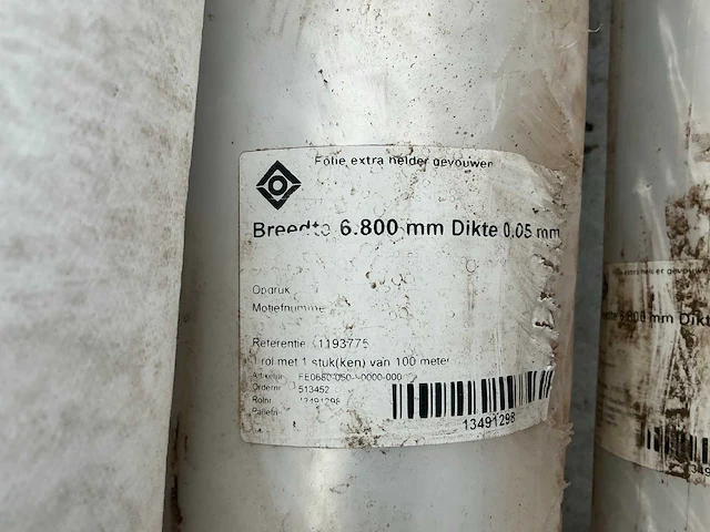 Plastic en viltdoek (5x) - afbeelding 5 van  6