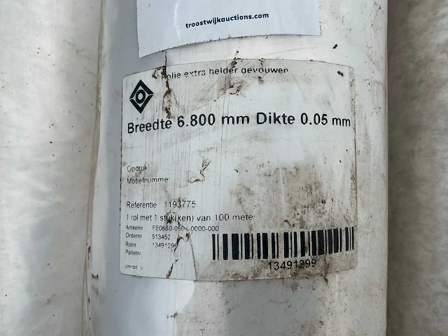 Plastic en viltdoek (5x) - afbeelding 6 van  6