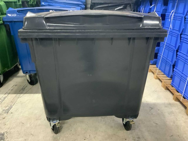 Plastic gogic 1100 liter afvalcontainer - afbeelding 2 van  4