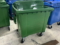 Plastic gogic 1100 liter afvalcontainer - afbeelding 1 van  3