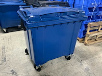 Plastic gogic 1100 liter afvalcontainer - afbeelding 1 van  4