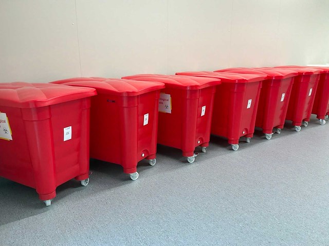 Plastic mobiele bin (7x) - afbeelding 2 van  2