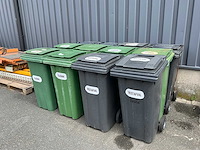 Plastic omnium afvalcontainer 120 liter (12x) - afbeelding 1 van  5