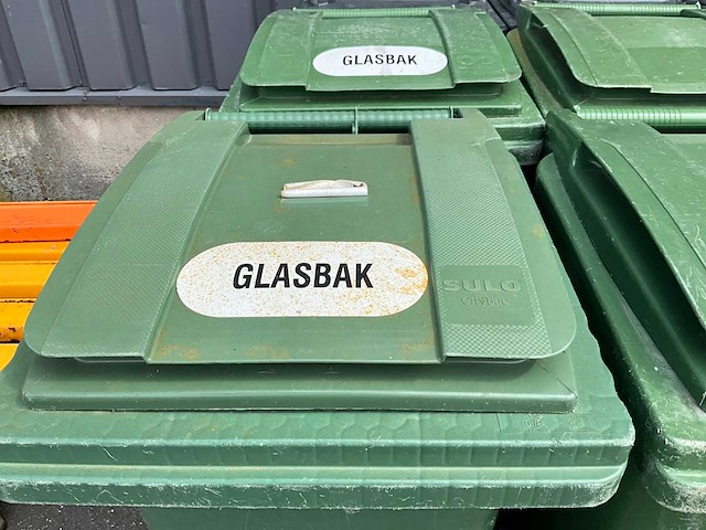 Plastic omnium afvalcontainer 120 liter (12x) - afbeelding 4 van  5