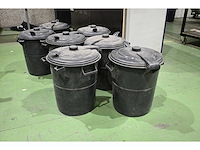 Plastic omnium kunststof afvalbak (7x) - afbeelding 3 van  3