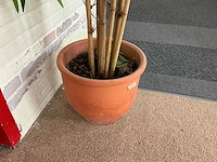 Plastic plant in pot (2x) - afbeelding 4 van  4