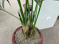 Plastic plant met pot (3x) - afbeelding 5 van  5