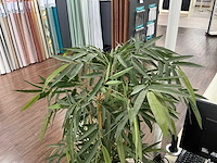 Plastic planten met pot (2x) - afbeelding 3 van  6