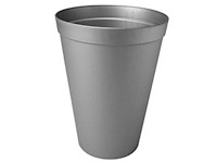 Plastic vase basic ø15 x h20cm 2ltr zin (2900x) - afbeelding 1 van  1