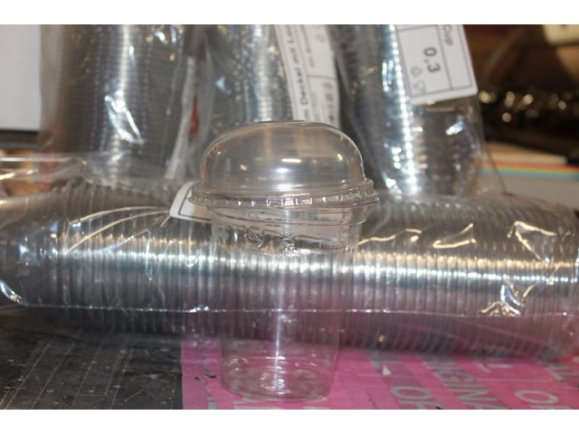 Plastic wegwerpbeker met deksel - afbeelding 5 van  5