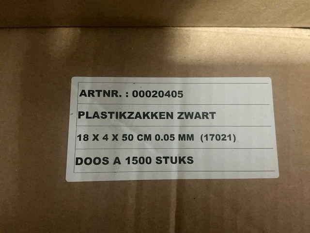 Plastic zakken - afbeelding 3 van  3