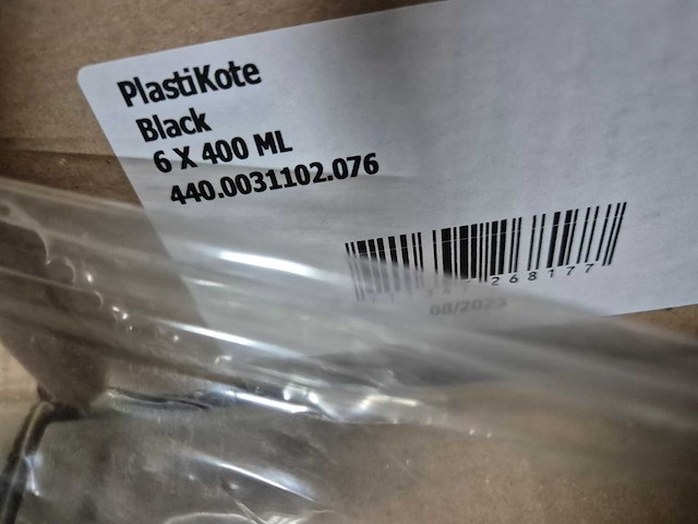 Plastikote black gloss spuitbus (240x) - afbeelding 2 van  2
