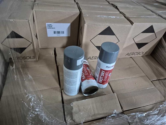Plastikote pebble grey gloss spuitbus (198x) - afbeelding 1 van  4
