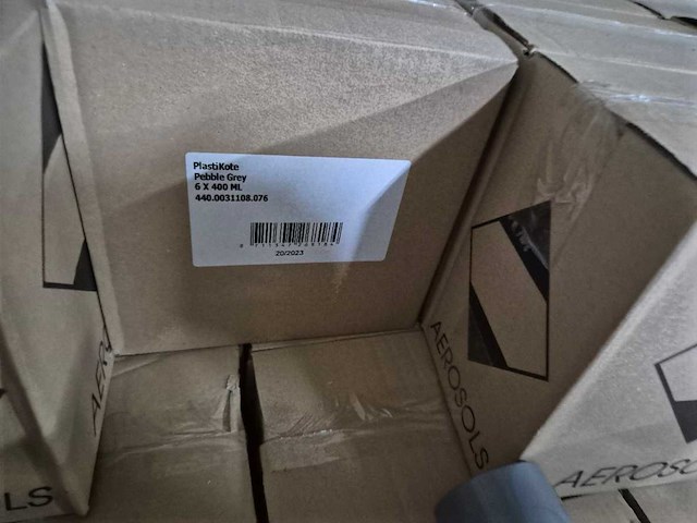 Plastikote pebble grey gloss spuitbus (252x) - afbeelding 4 van  4