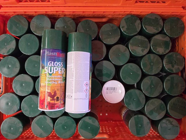 Plastikote super gloss groen 400ml (46x) - afbeelding 1 van  1