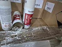 Plastikote white satin spuitbus (150x) - afbeelding 2 van  2