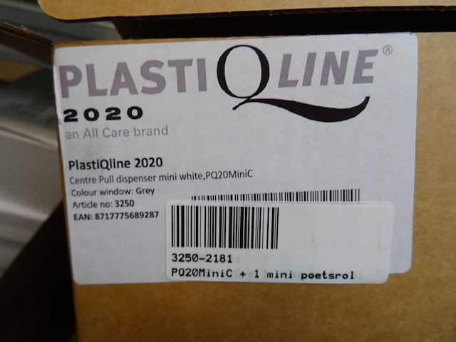 Plastiqline - 3250-2181 - reinigingsroldispenser (3x) - afbeelding 2 van  2