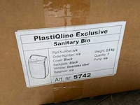 Plastiqline exclusive 5742 hygiëne afvalbak (2x) - afbeelding 5 van  5